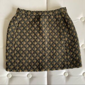 Balenciega wool mini skirt